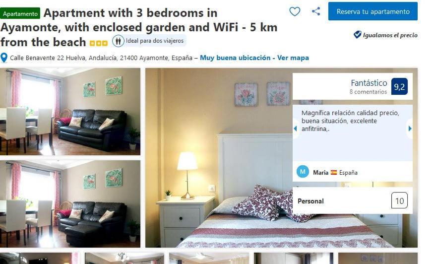 Benavente Apartment Аямонте Екстериор снимка